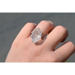 Large natural statement ring, unique engagement rings, size 5 6 7 8 9 10